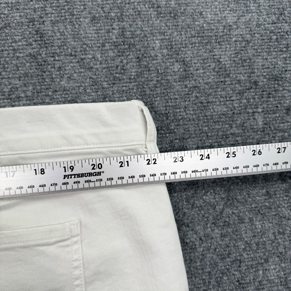 Liverpool Los Angeles Womens Gia Glider Ankle Skinny Jeans Bright White 22W Flaw - Picture 13 of 16